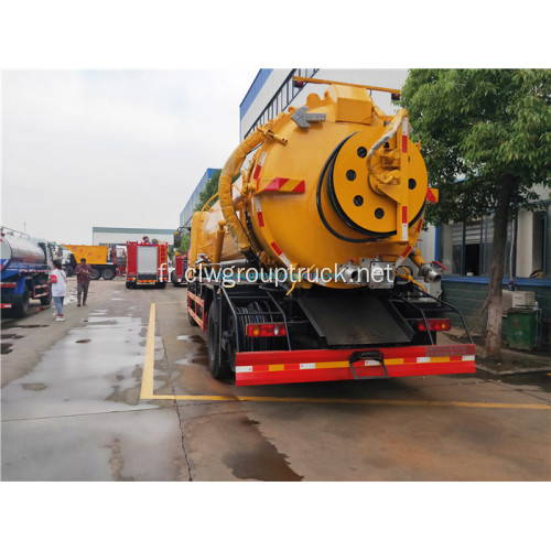 Dongfeng 8000L Élimination des eaux usées Aspiration Tamis de véhicules
